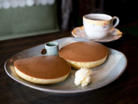 純喫茶不二家・ホットケーキ