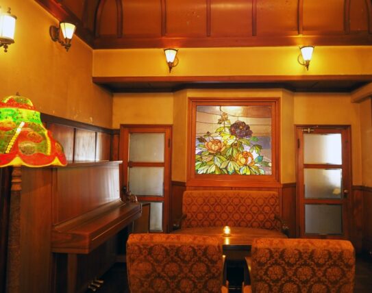 島原・きんせ旅館_吉沢亮が座ったソファ