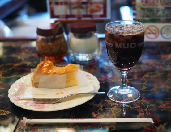 MUC逆瀬川店のケーキセット