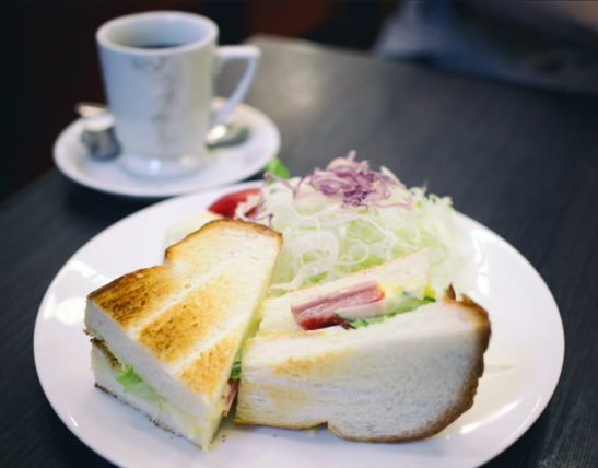 前田珈琲文博店のモーニング