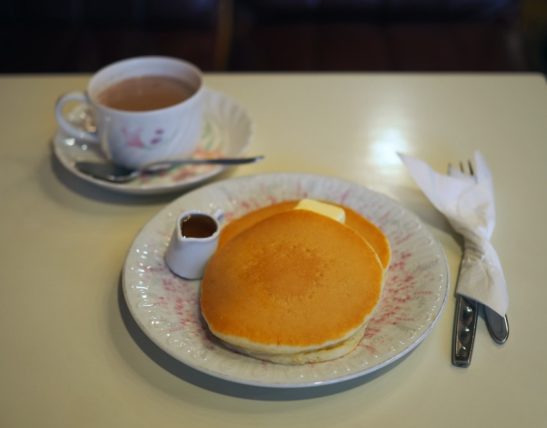 喫茶モナミのホットケーキ