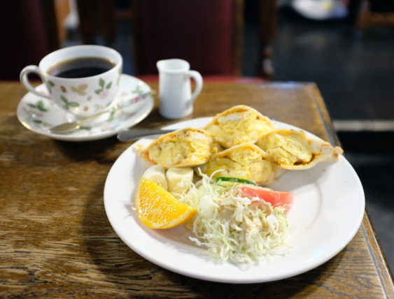 コーヒーサロンチロルのホットサンド