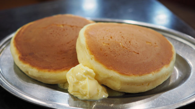 コーヒーショップダイヤのホットケーキアップ