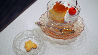 喫茶ベリー・くま型プリン