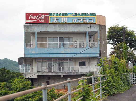 大川オアシス・道路から見た外観